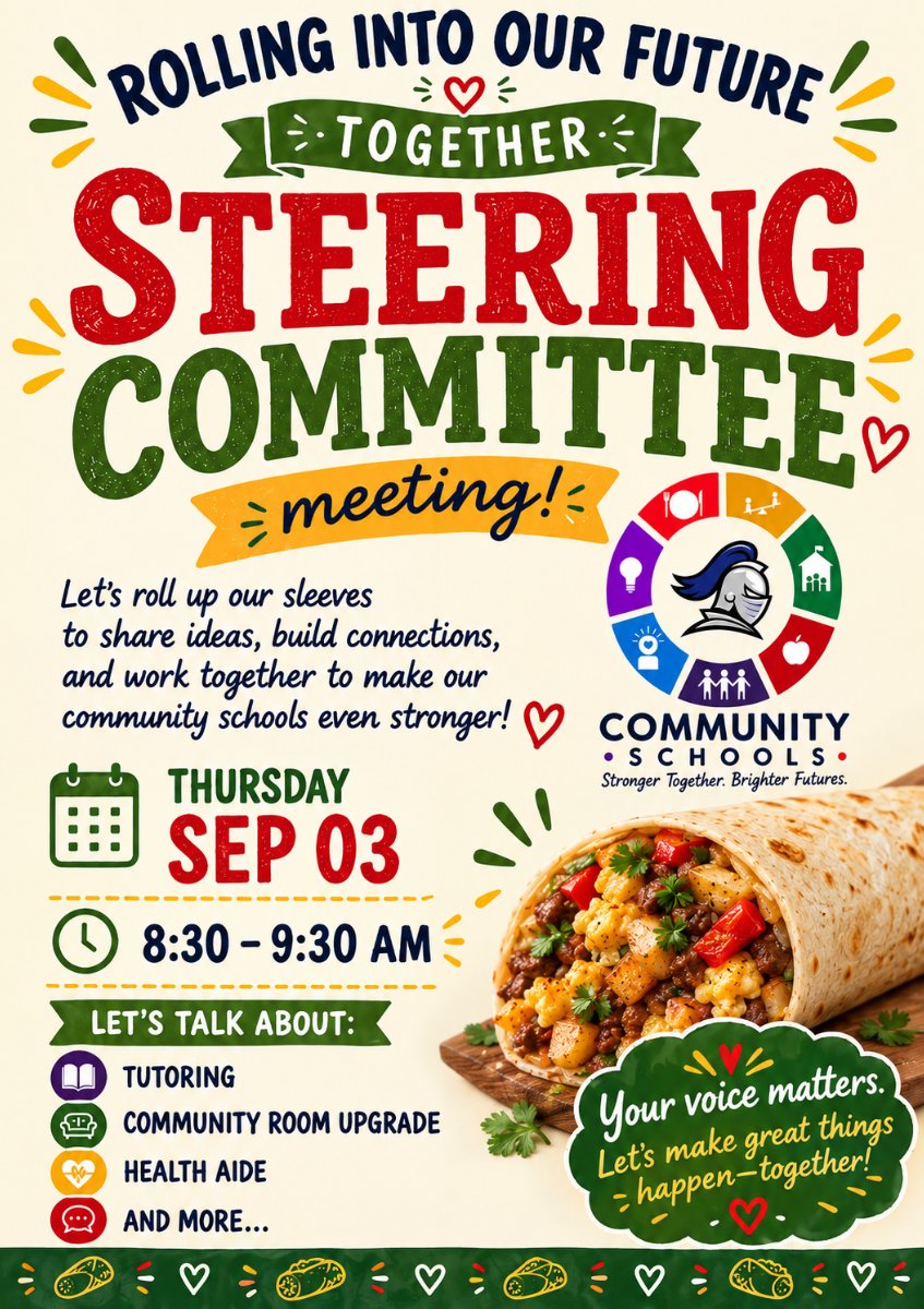 Steering Committee Meeting flyer